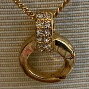 Origami Owl: Gold Crystal Clasp/Extender